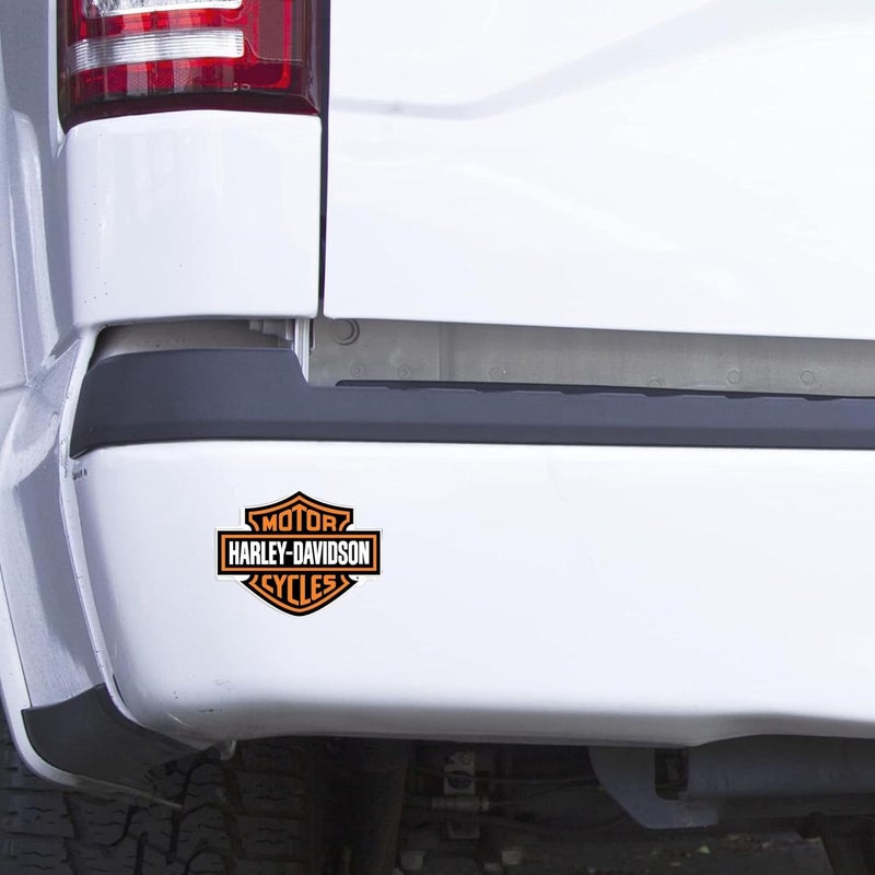 f&b decals Motorcycle bar and Shield Design Sticker Vinyl Decal #2 Piece Moto HD Club 3.5"x4.5" - Image 2